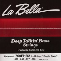 LaBella Flatwound Stainless for Hofner 760FHB2