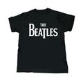 The Beatles Forever T Shirt Beatles Drop T Logo Black