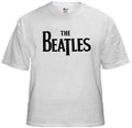 The Beatles Forever T Shirt Beatles Drop T Logo White