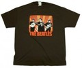 The Beatles T Shirt Brown w/Epiphone Casinos CLOSEOUT $8.95 X-Larg