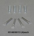 Set of Intonation Screws and Springs for Bass Bridge (4each) fits 4001/4002/4003