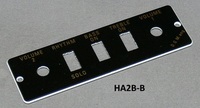 Genuine Hofner Control Panel (Black)