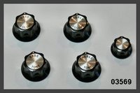 Rickenbacker 5 pc Standard Knob Set 03569