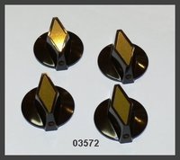 Rickenbacker 4 pc Vintage TV Knob Set 03572